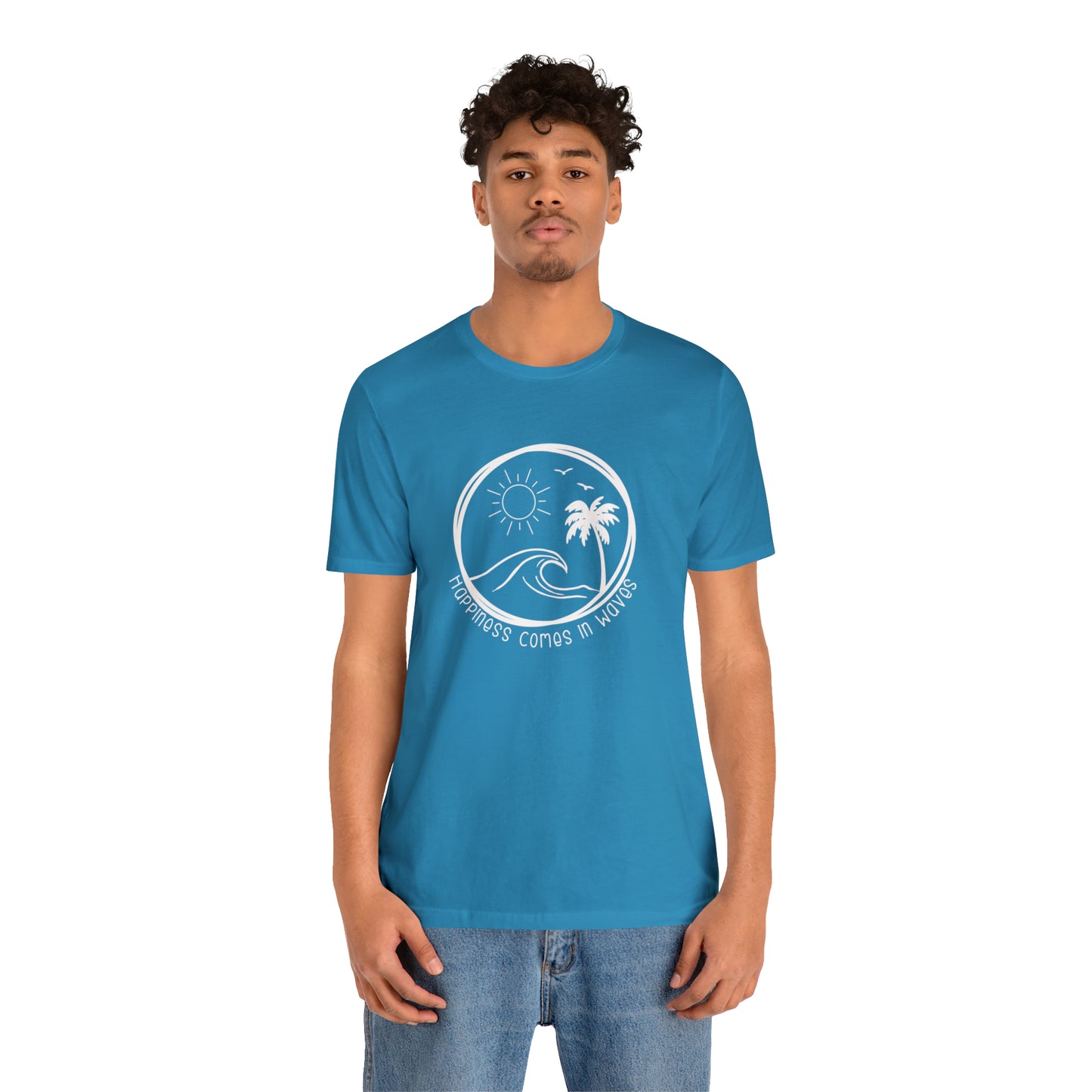 Happiness Comes in Waves Tee