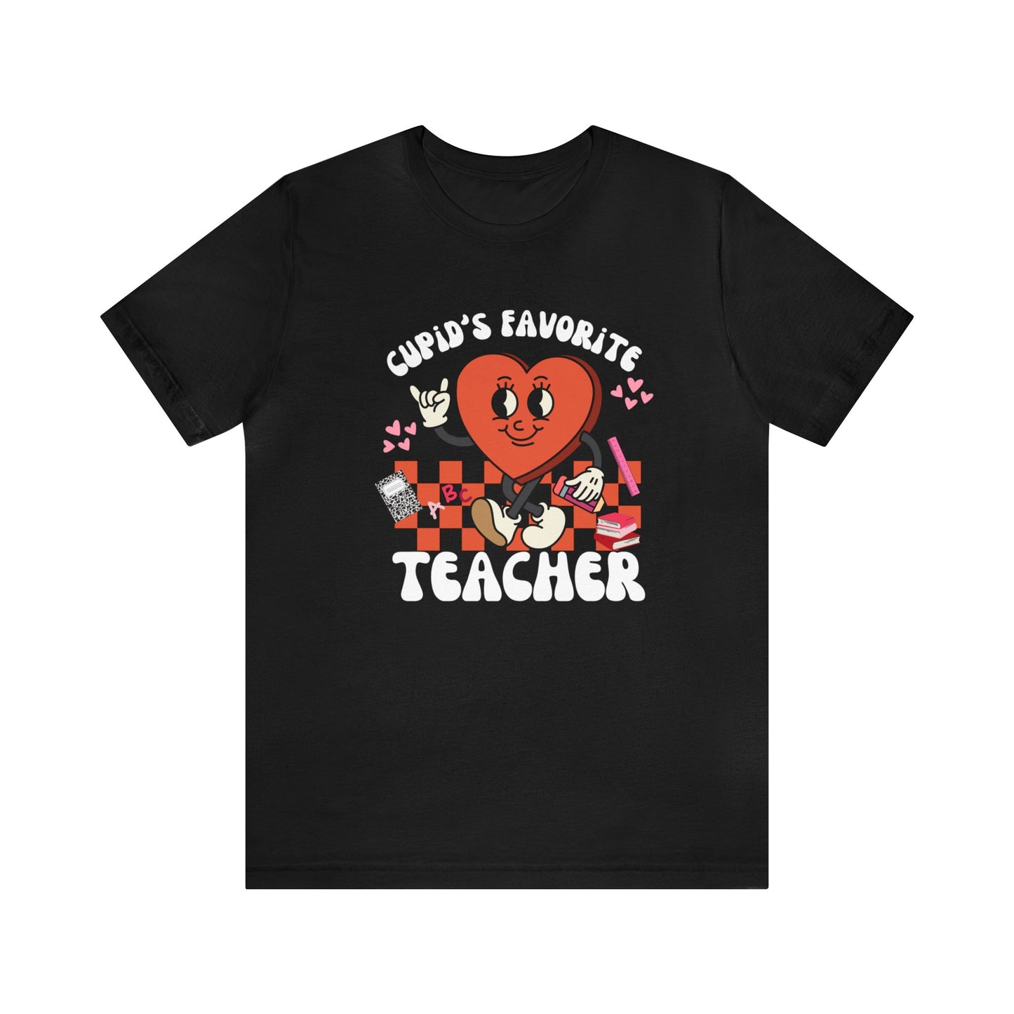 Cupid's Favorite Teacher Short Sleeve Tee