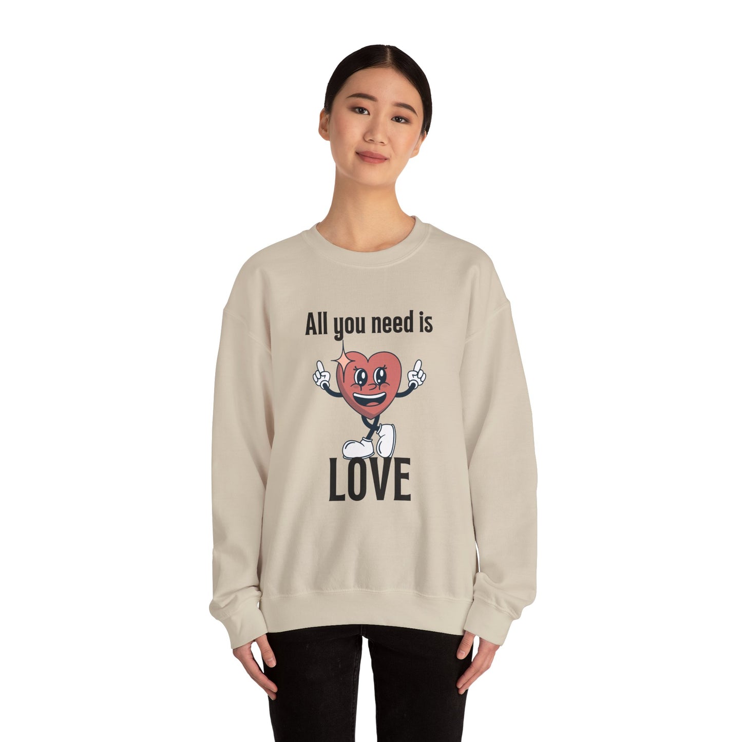 All You Need is Love Crewneck Sweatshirt