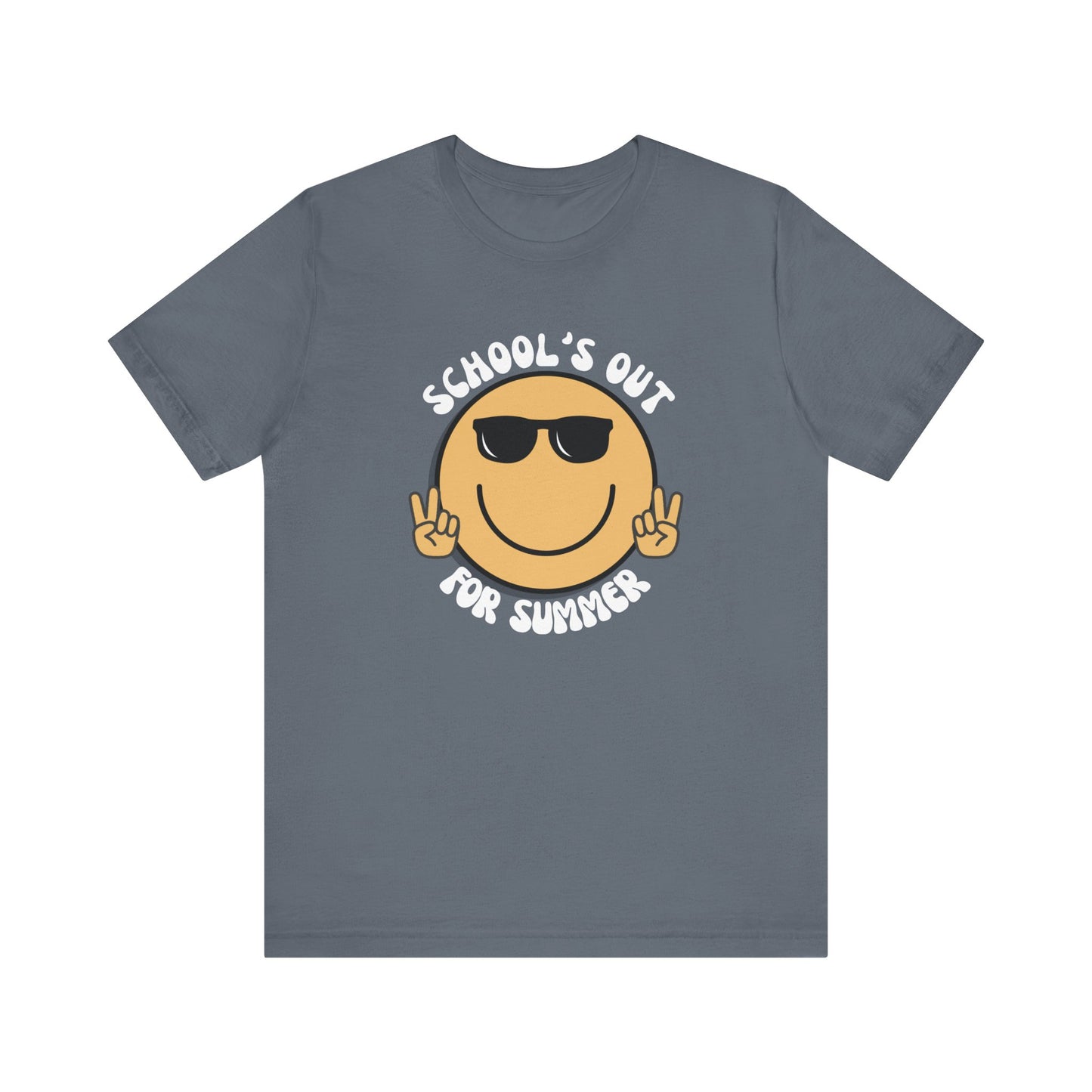 School's Out For Summer Smiley Tee