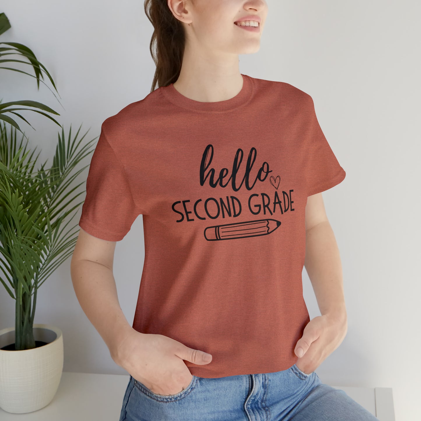 Hello Second Grade Tee