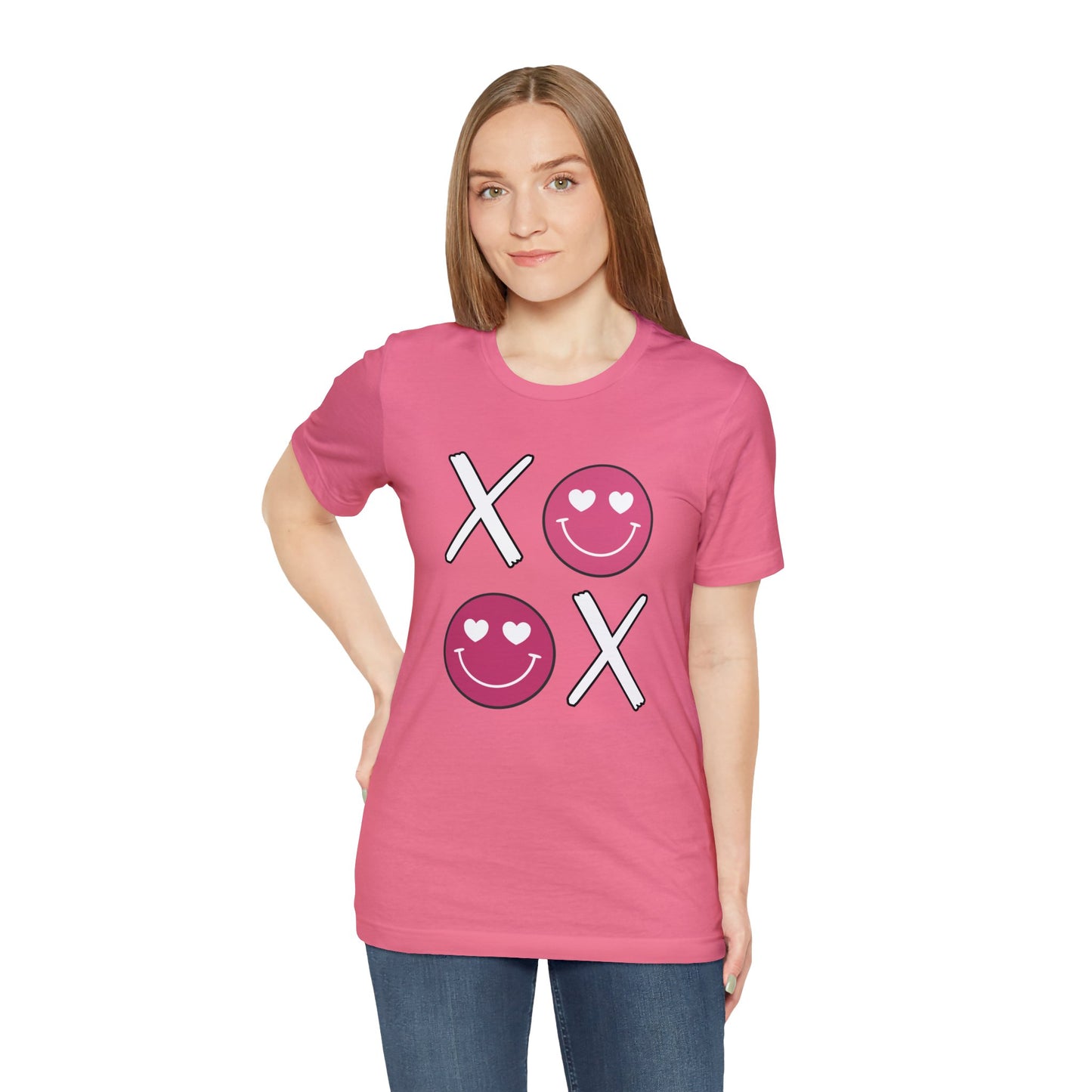 XOXO Smiley Face Short Sleeve Tee