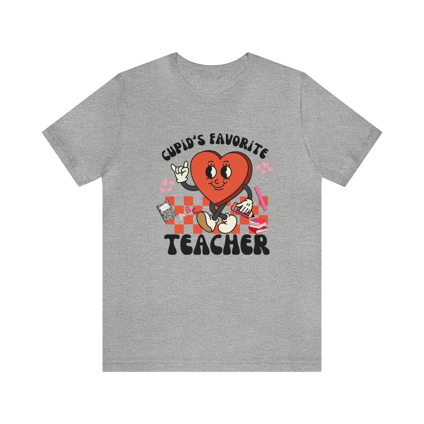 Cupid's Favorite Teacher Short Sleeve Tee