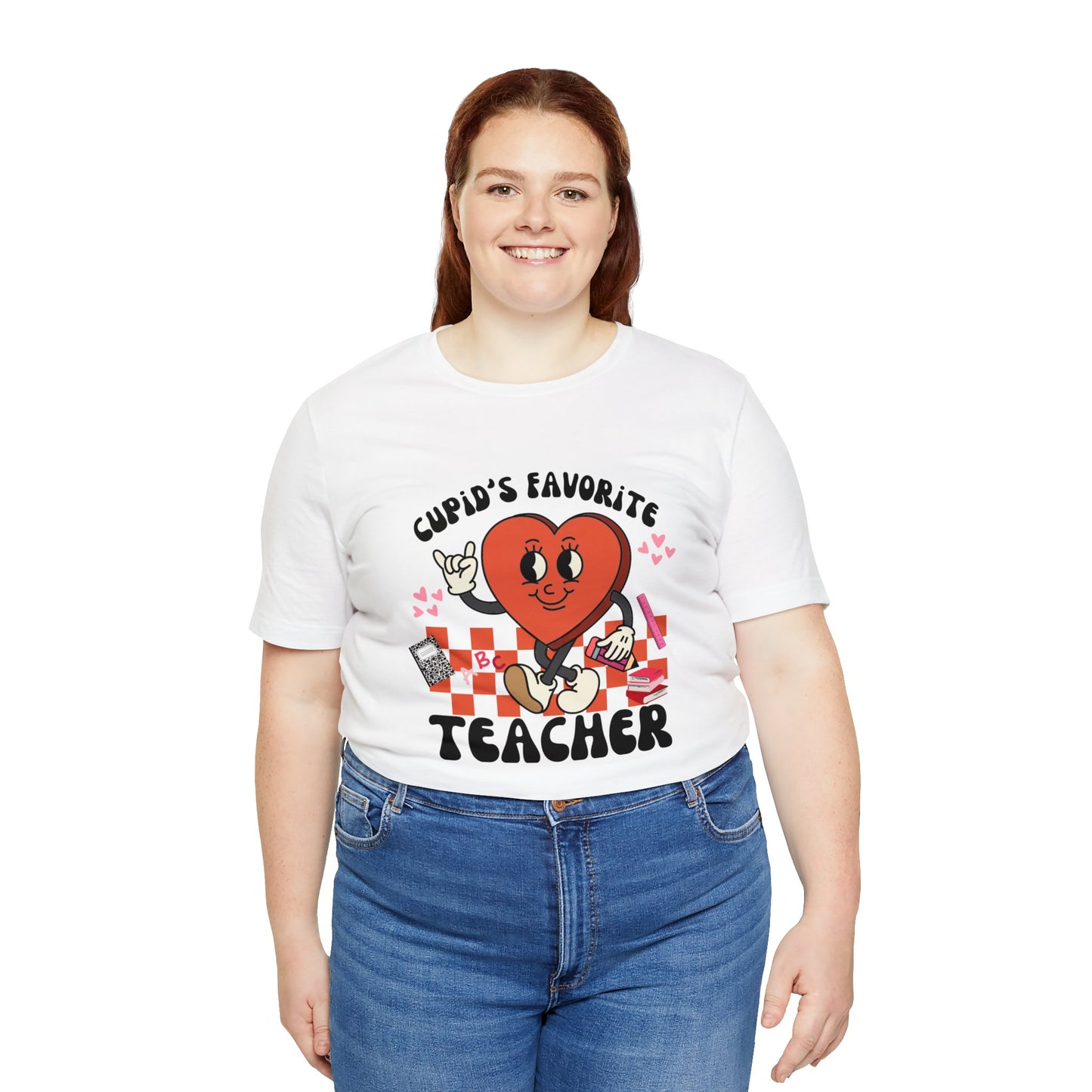 Cupid's Favorite Teacher Short Sleeve Tee