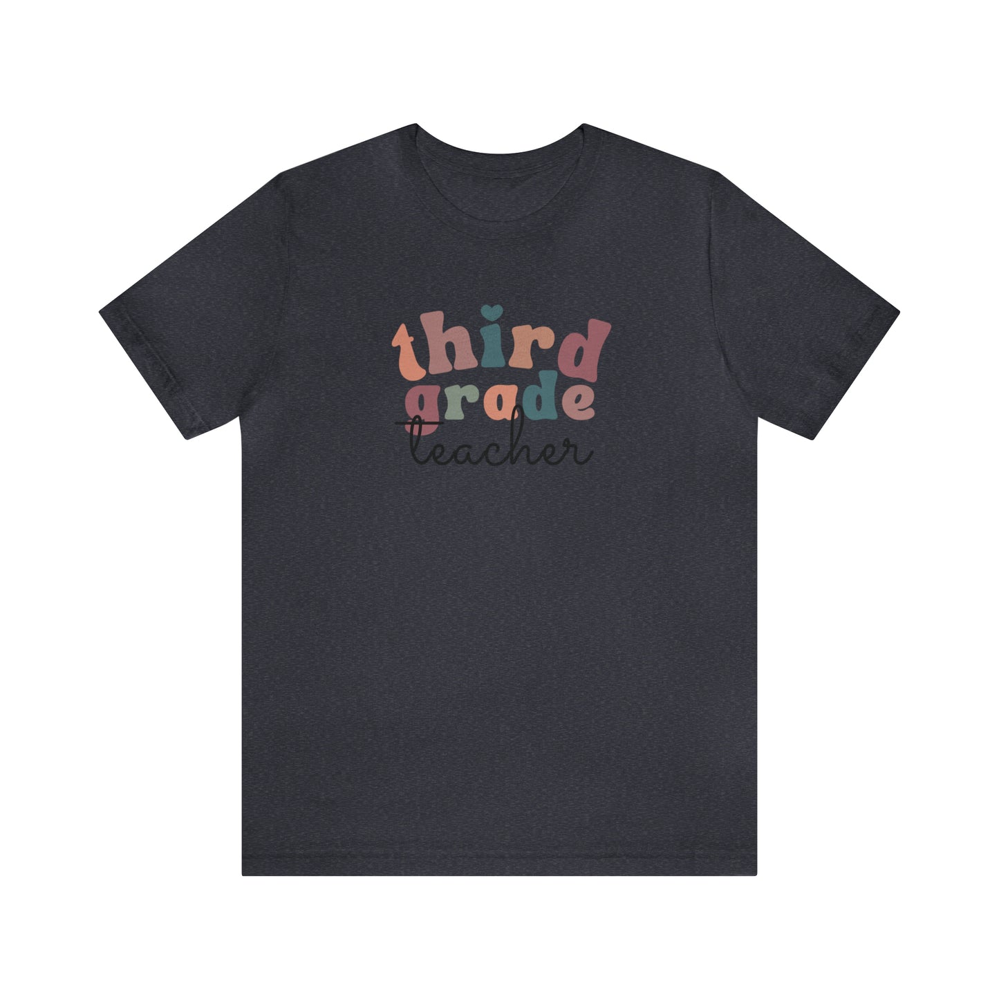 Retro Third Grade Teacher Tee