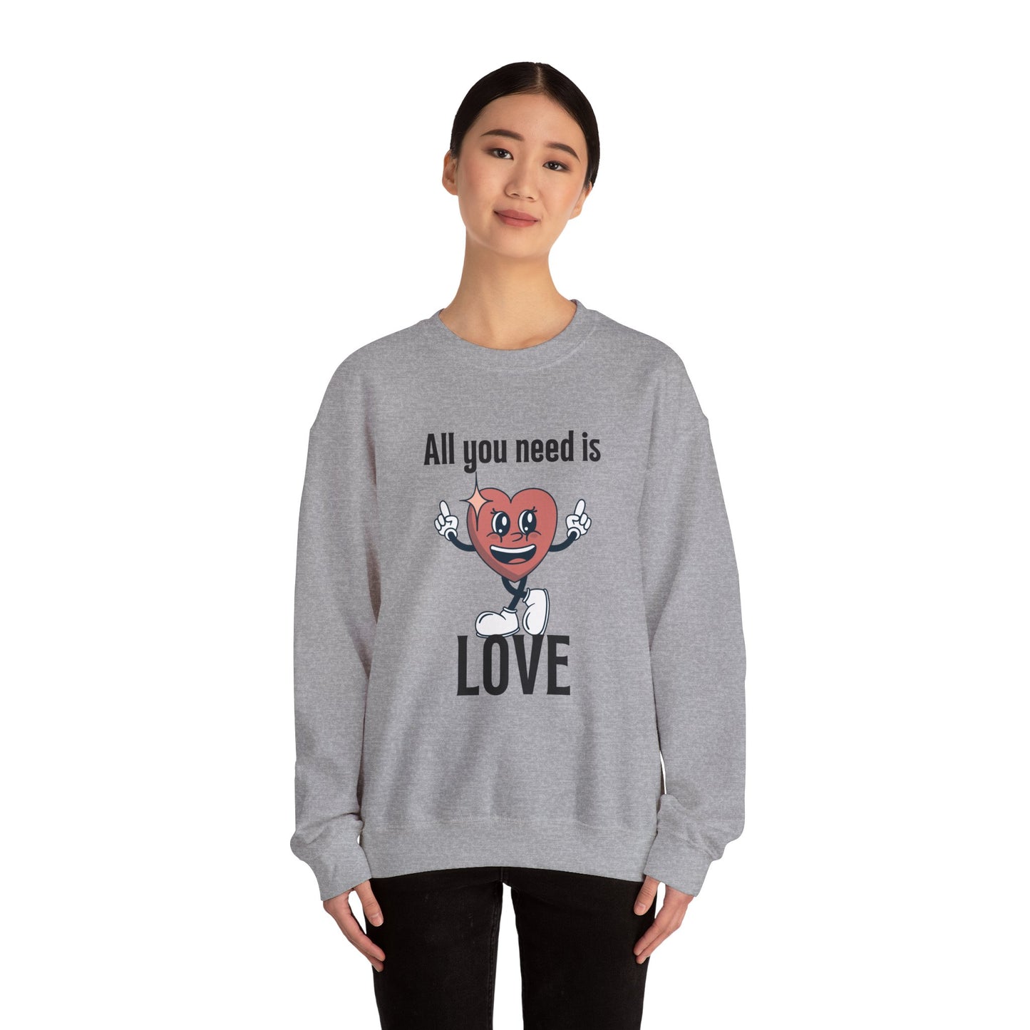 All You Need is Love Crewneck Sweatshirt