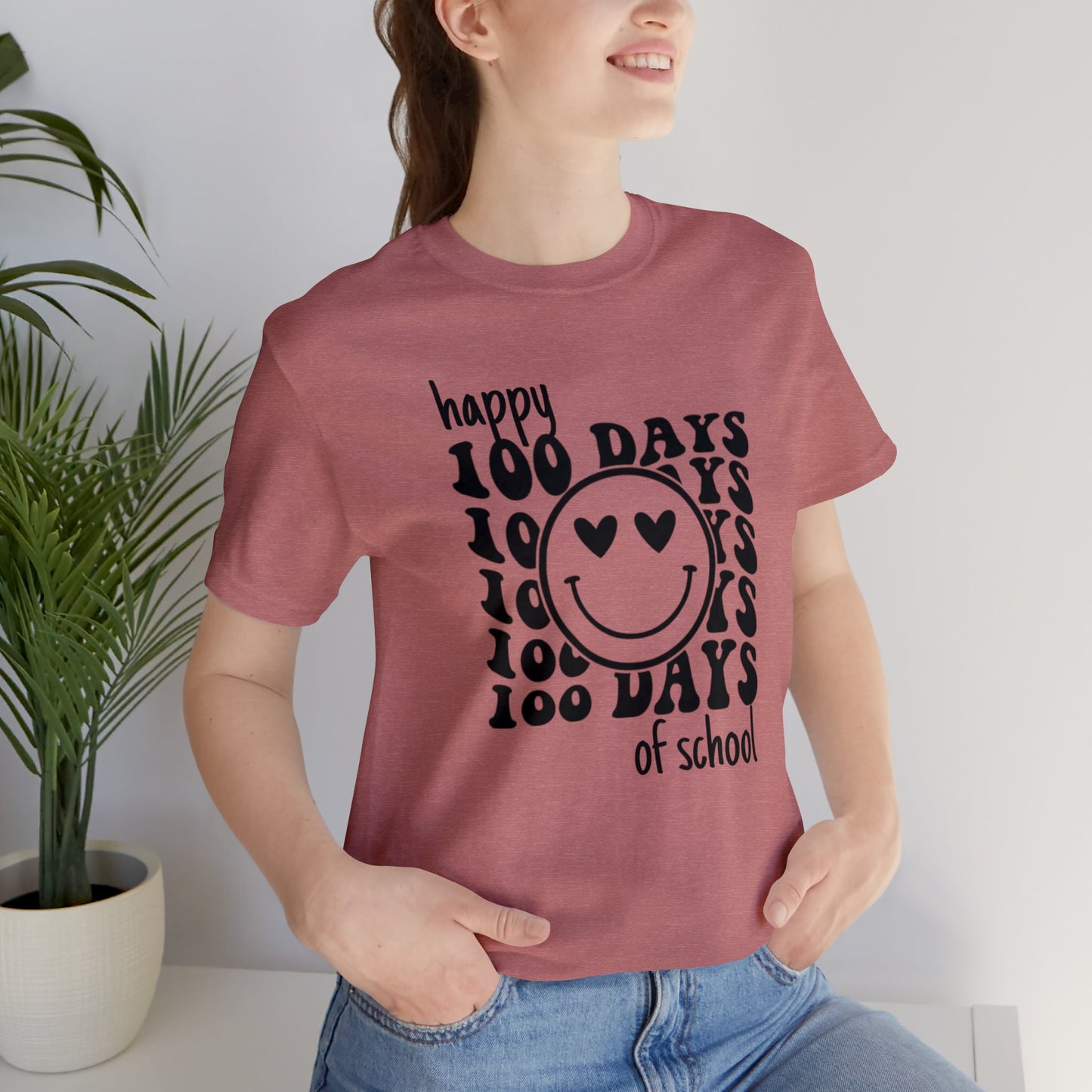 Happy 100 Days Short Sleeve Tee