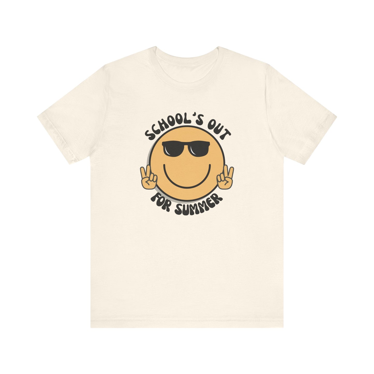 School's Out For Summer Smiley Tee