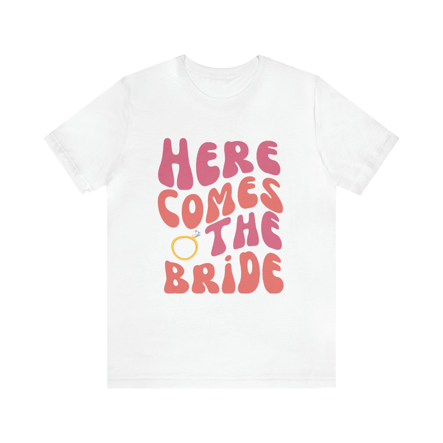 Here Comes the Bride Wavy Retro Tee