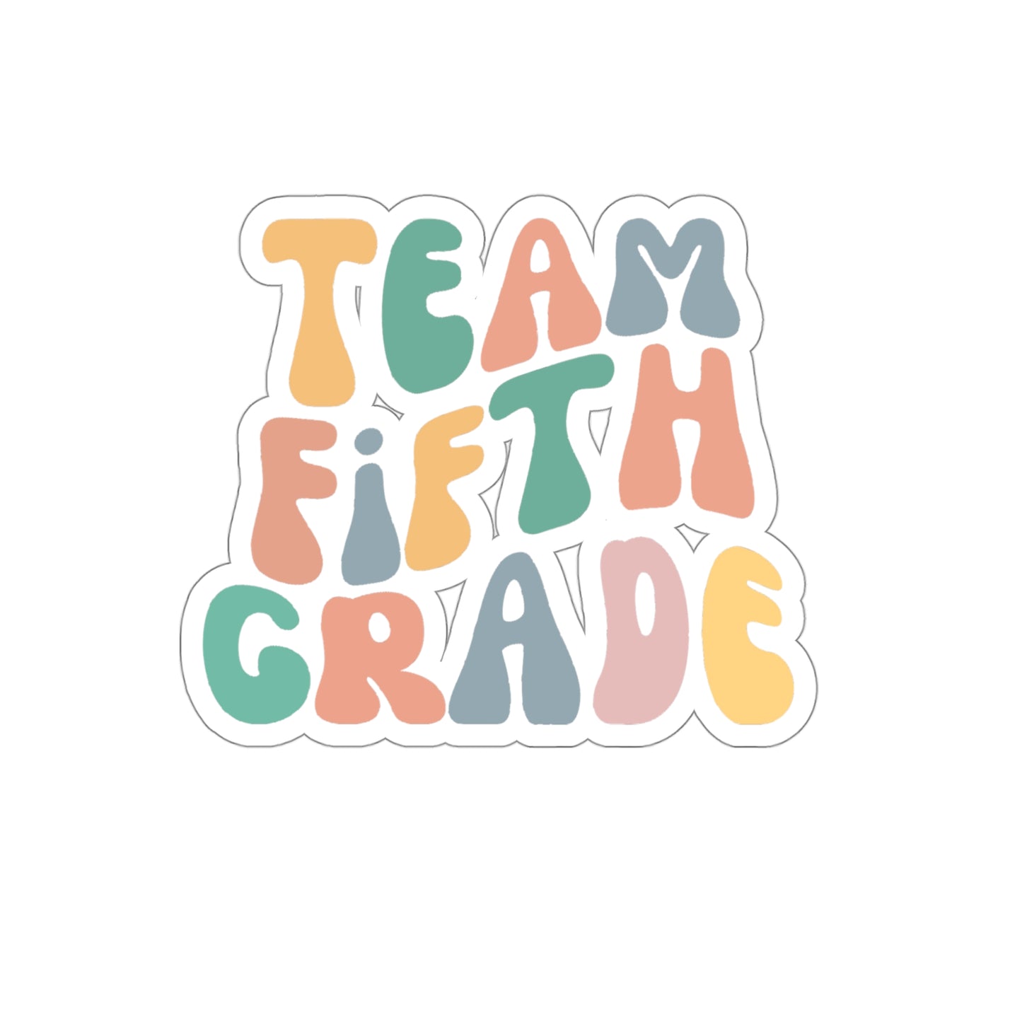 Cool Retro Team Fifth Grade