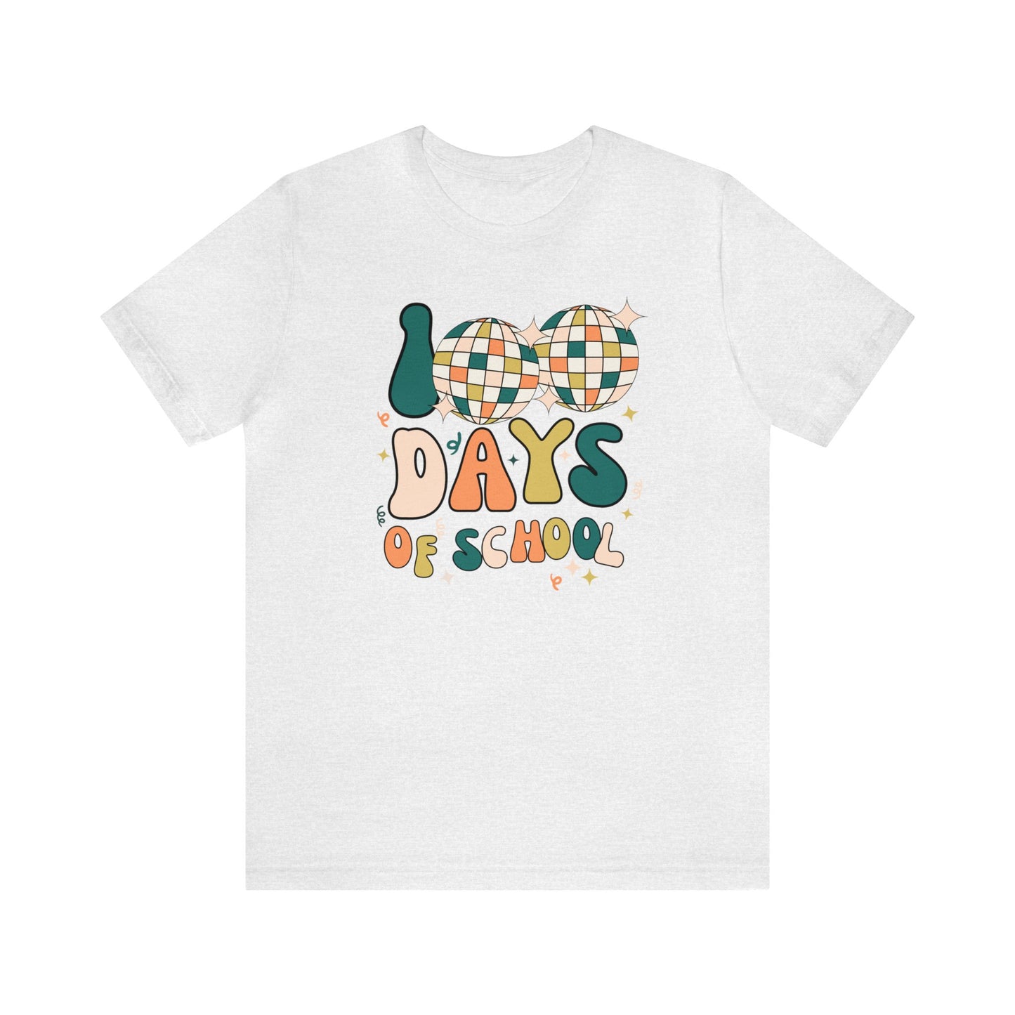 Disco 100 Days of School Short Sleeve Tee