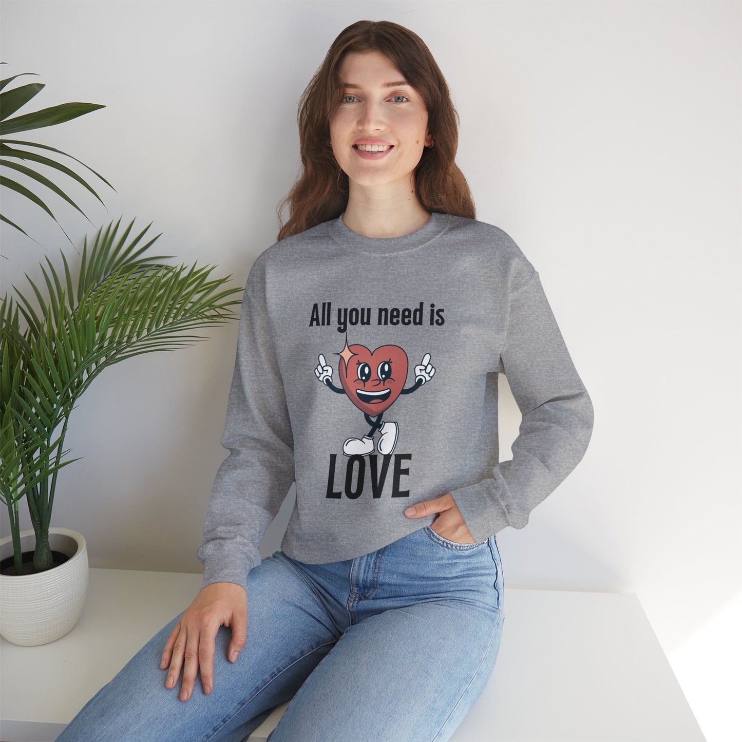 All You Need is Love Crewneck Sweatshirt