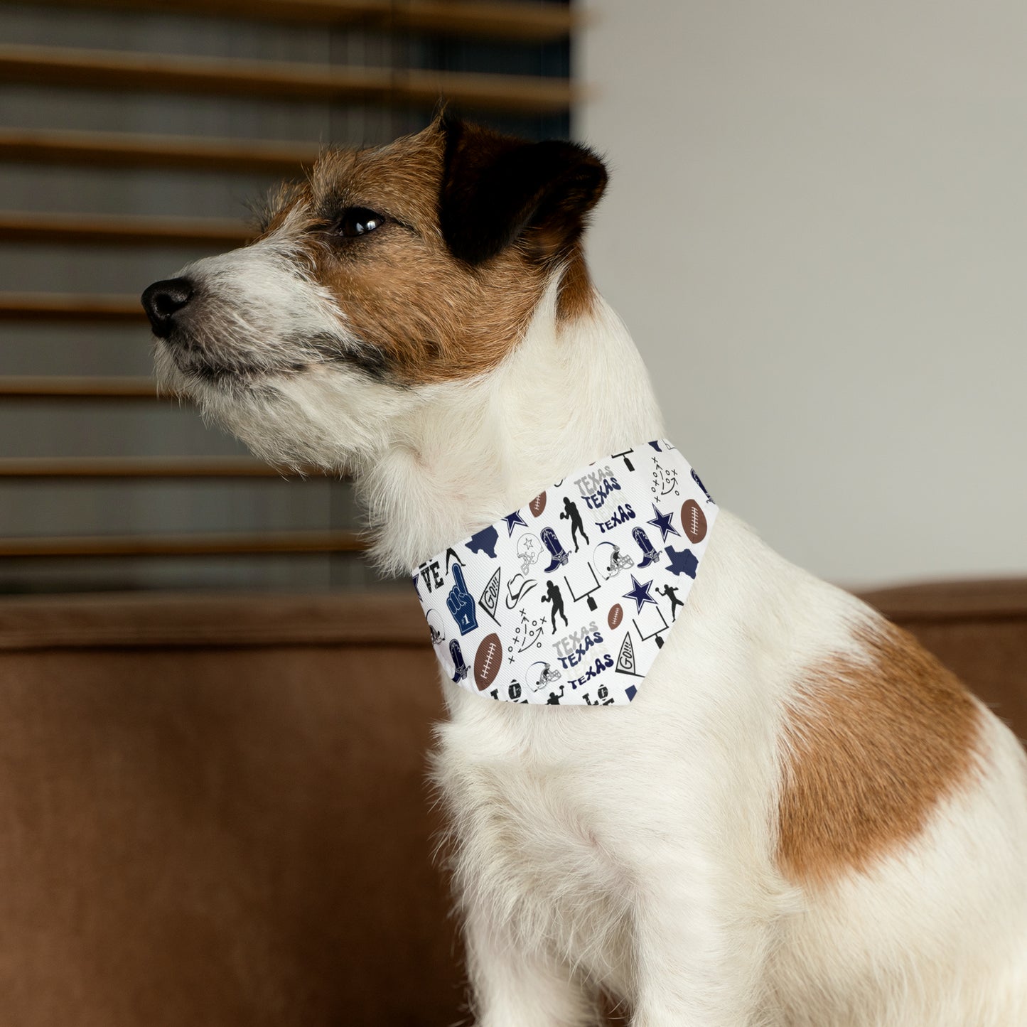 Cowboys Football Pet Bandana Collar