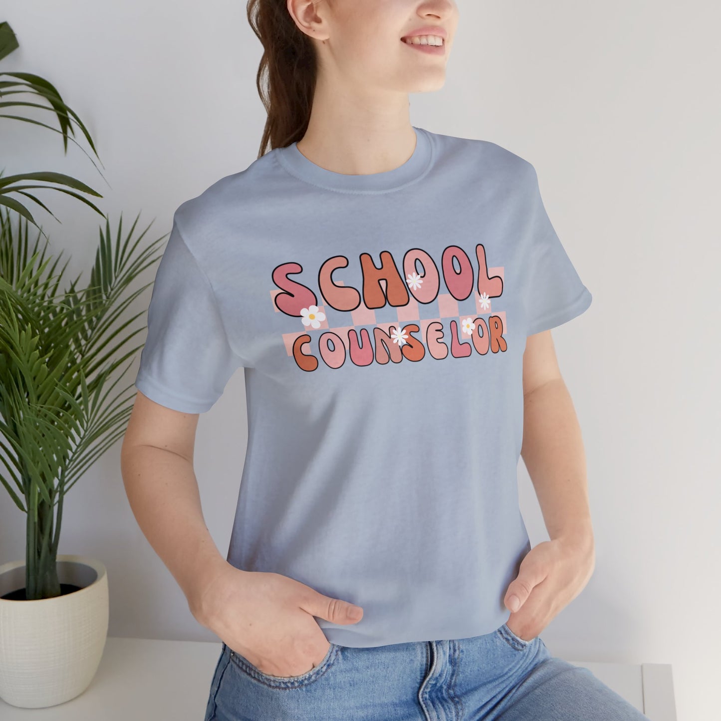 Groovy School Counselor Short Sleeve Tee