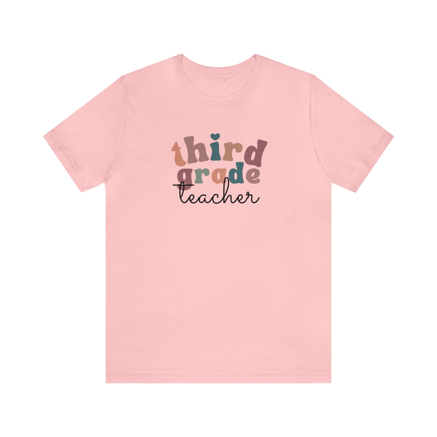 Retro Third Grade Teacher Tee