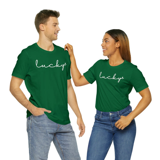 Cursive Lucky Tee