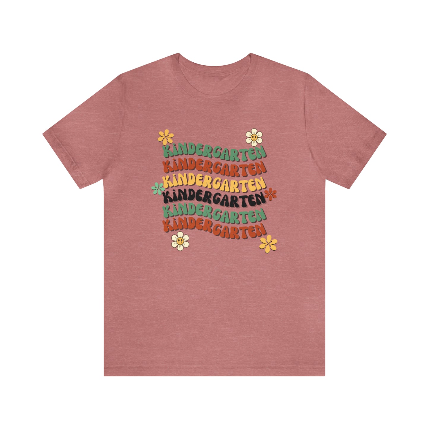 Groovy Flowers Kindergarten Tee