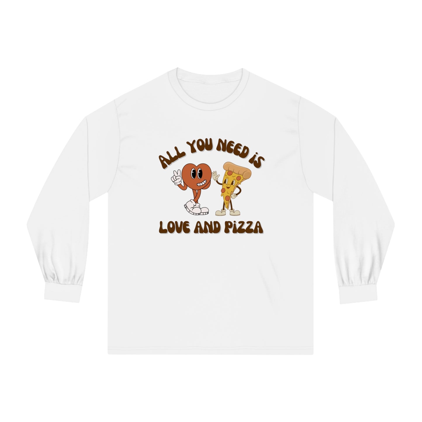 Love & Pizza Long Sleeve T-Shirt