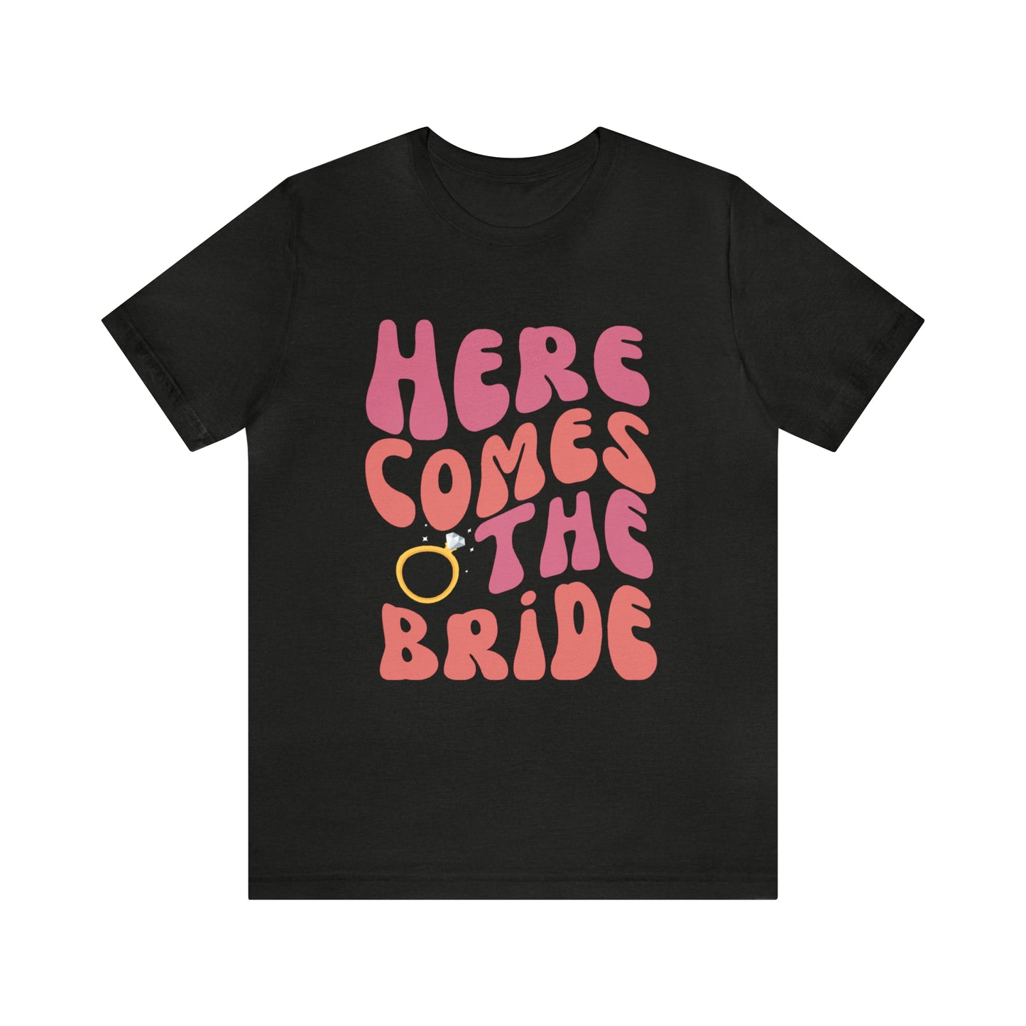 Here Comes the Bride Wavy Retro Tee