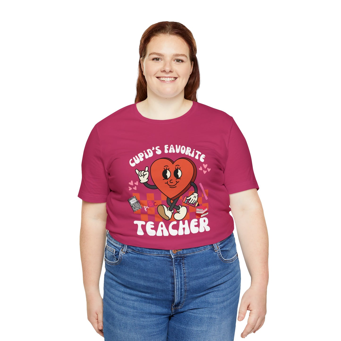 Cupid's Favorite Teacher Short Sleeve Tee