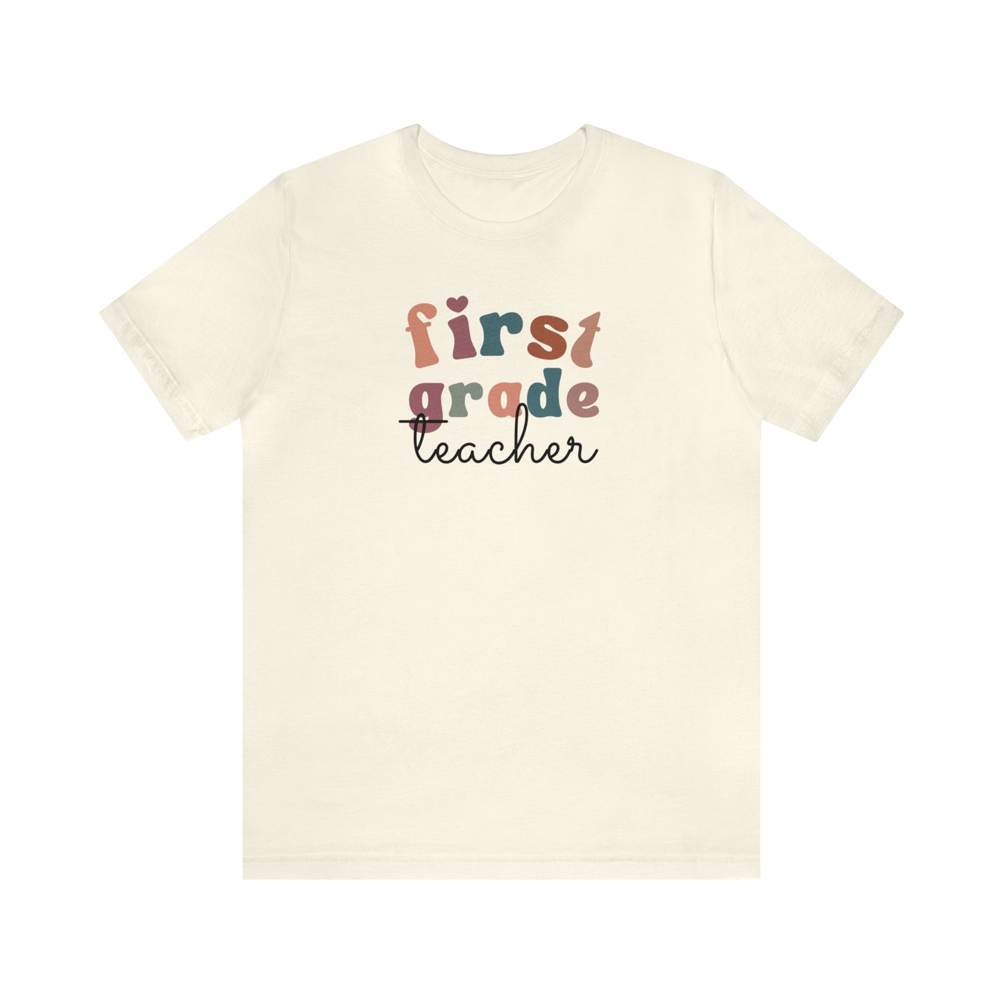 Retro First Grade Teacher