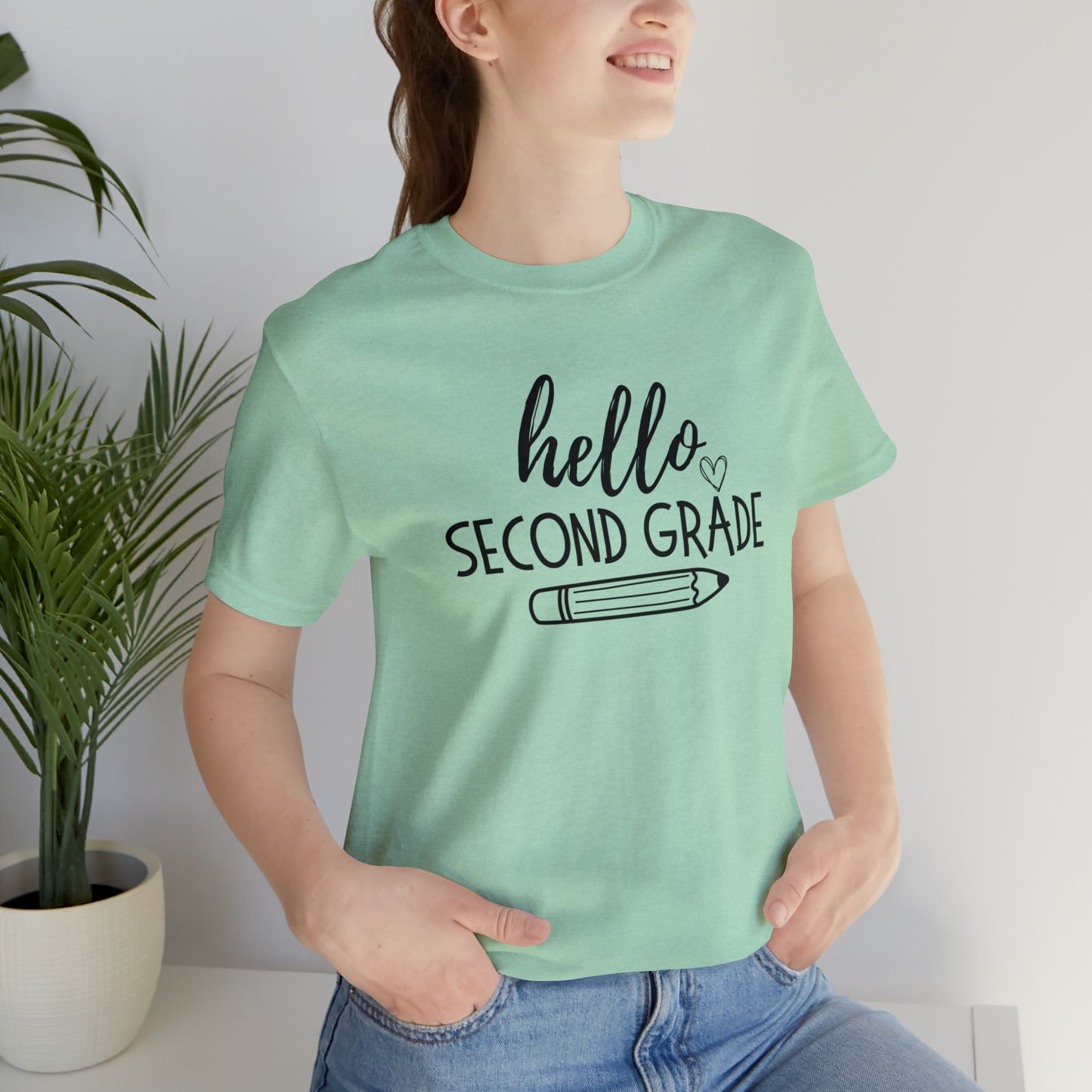 Hello Second Grade Tee