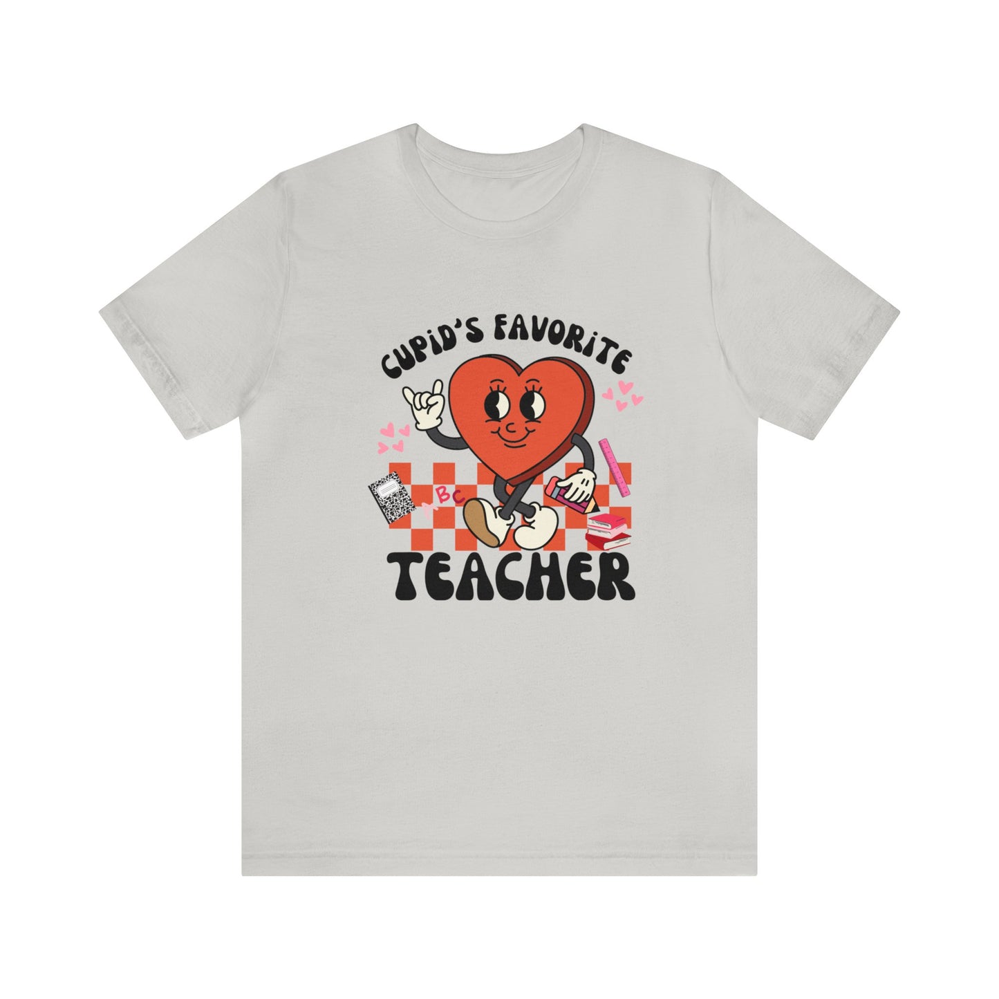 Cupid's Favorite Teacher Short Sleeve Tee