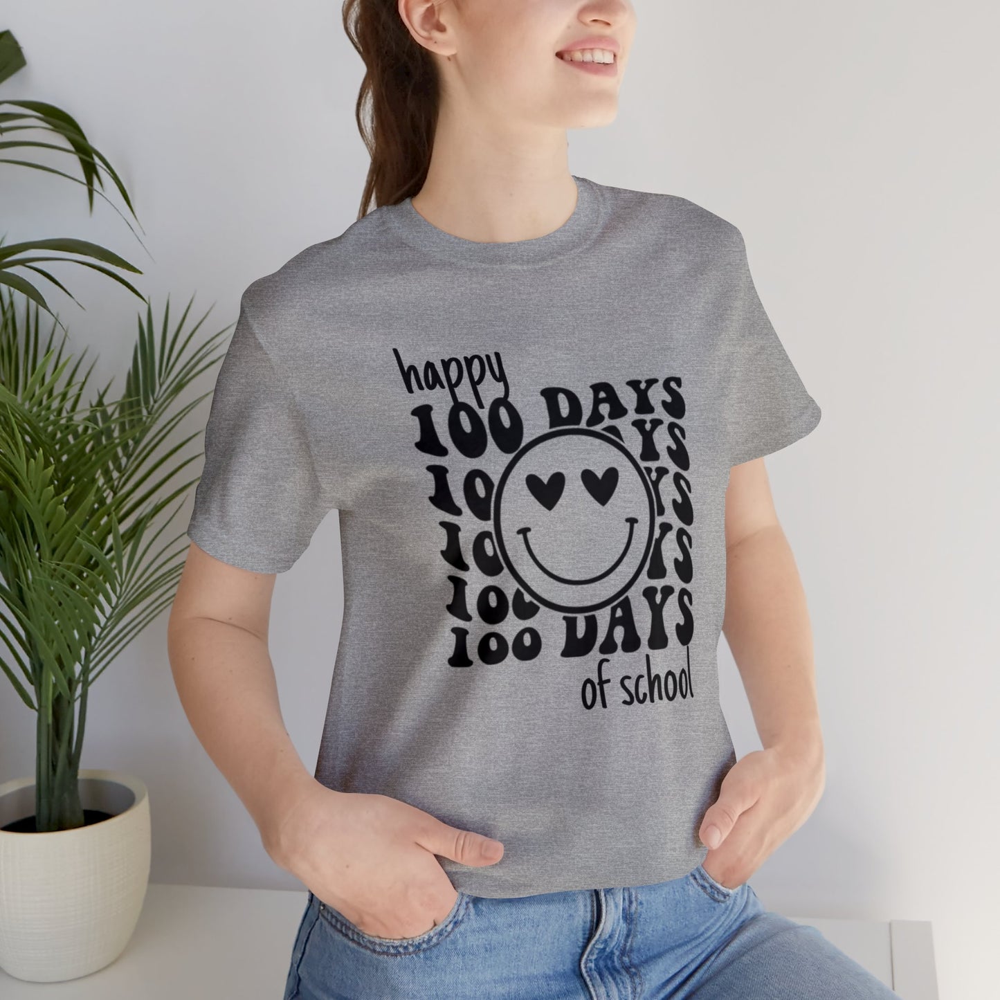 Happy 100 Days Short Sleeve Tee