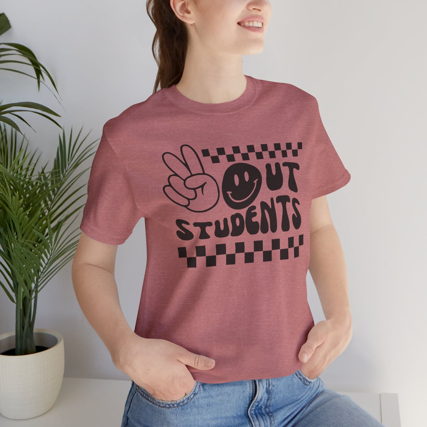 Peace Out Students Tee