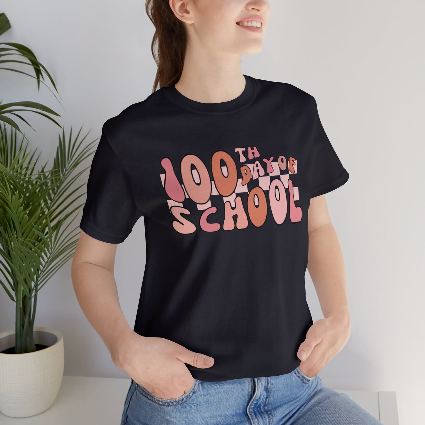 100th Day of School ~ Groovy Short Sleeve Tee