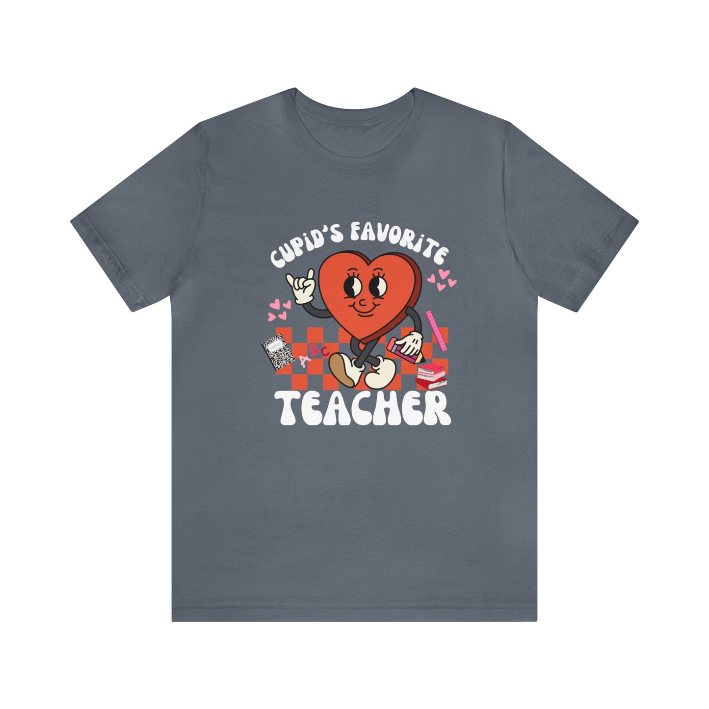 Cupid's Favorite Teacher Short Sleeve Tee