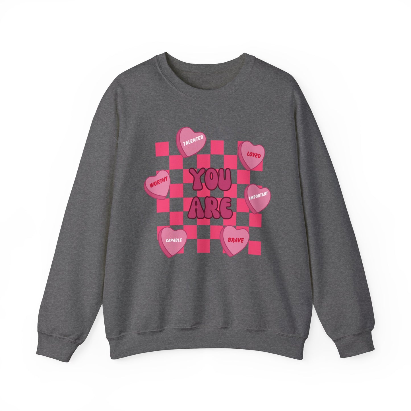 Valentine's Day Affirmations Crewneck Sweatshirt