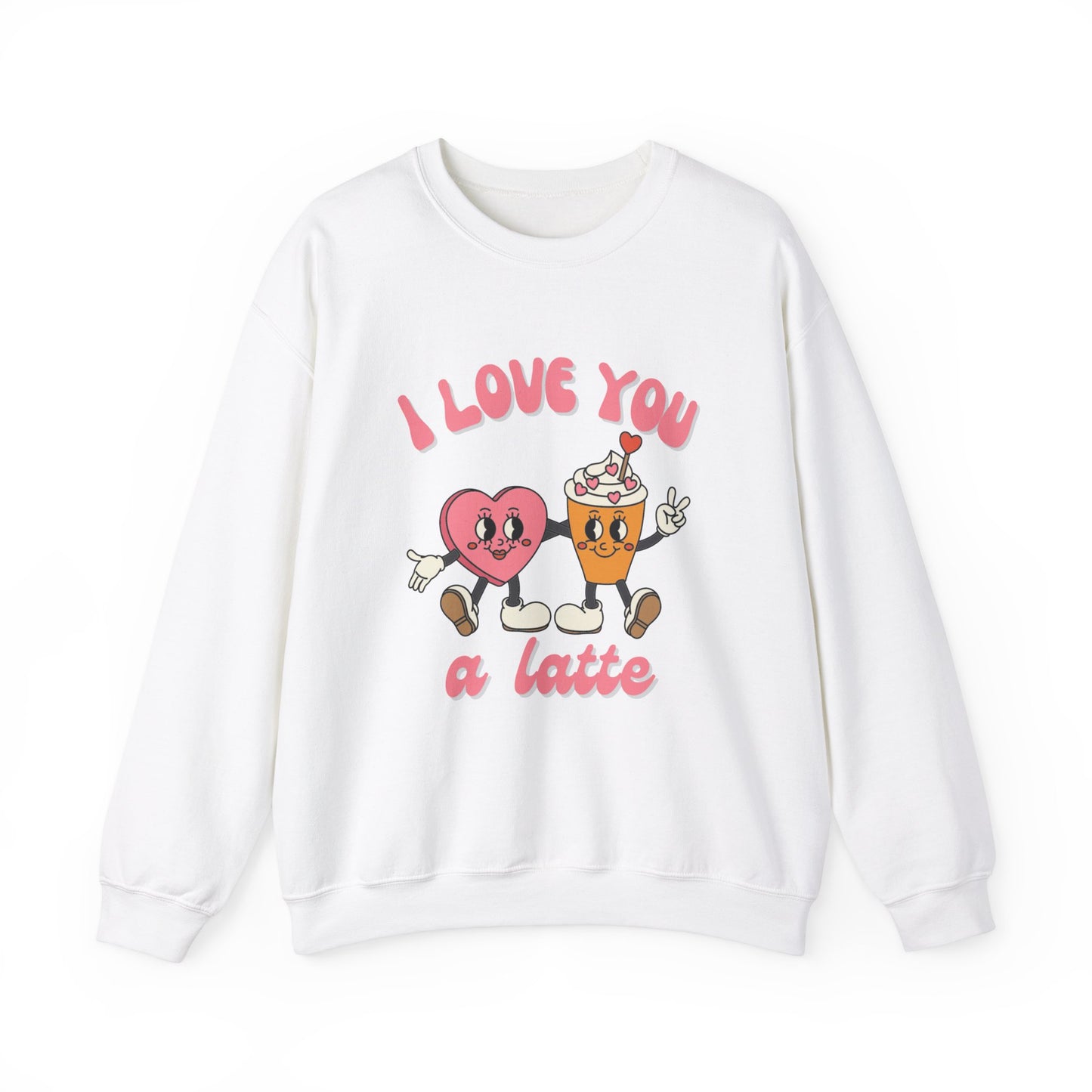 I Love You a Latte Crewneck Sweatshirt