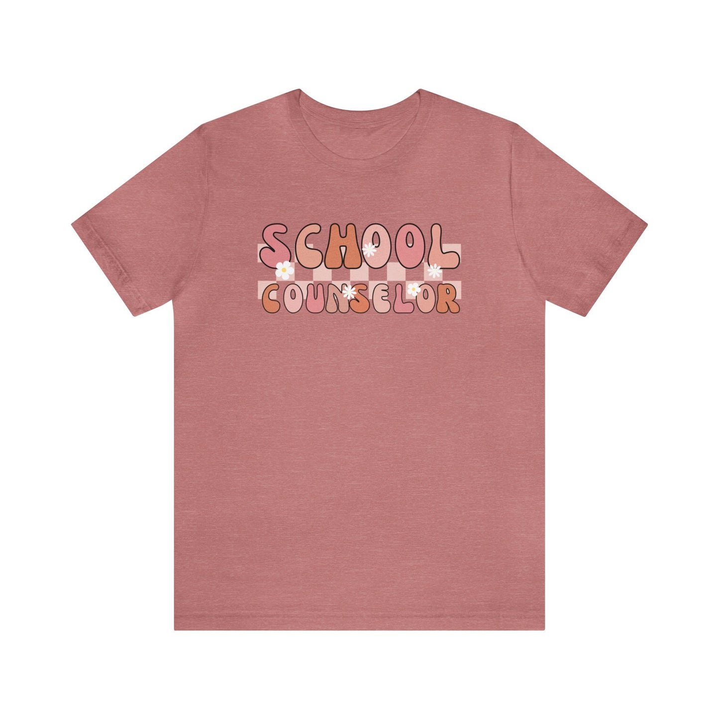 Groovy School Counselor Short Sleeve Tee