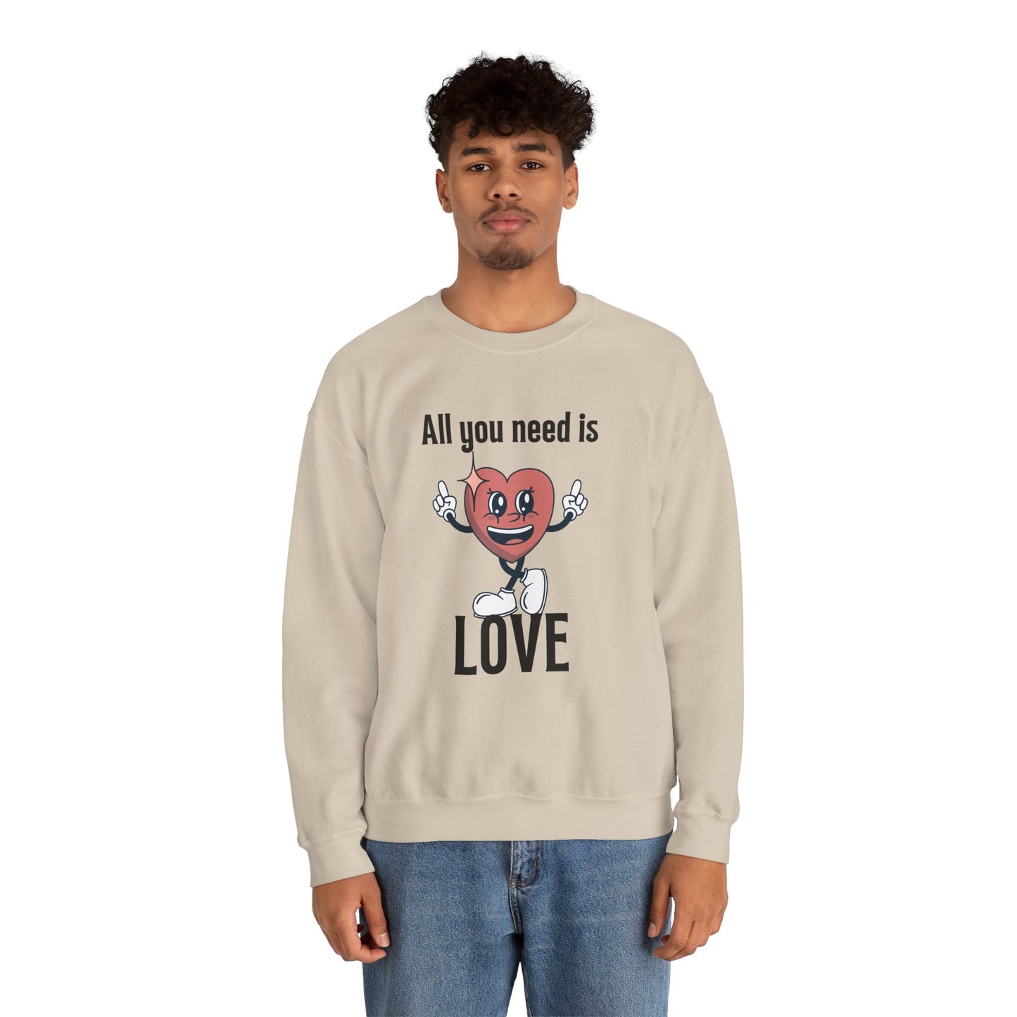 All You Need is Love Crewneck Sweatshirt