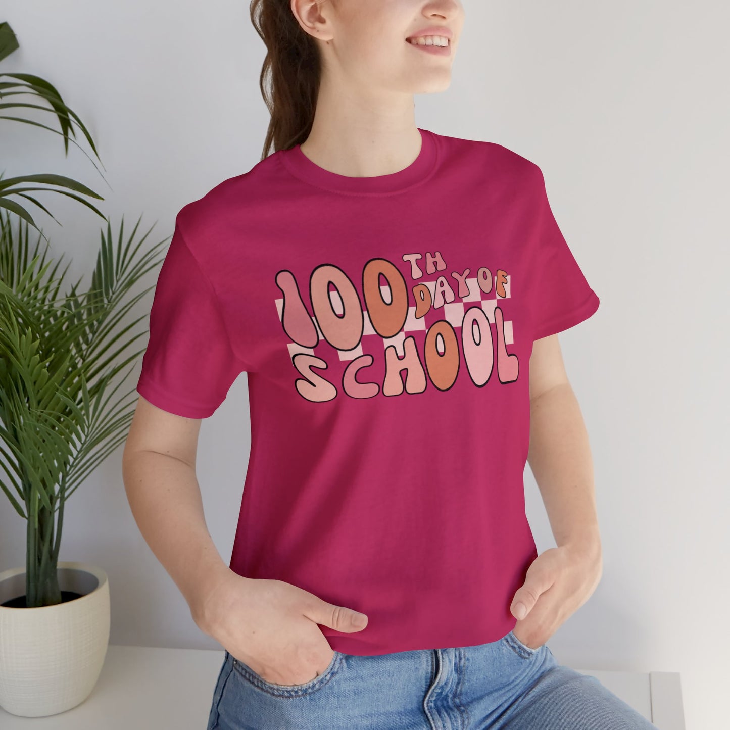 100th Day of School ~ Groovy Short Sleeve Tee