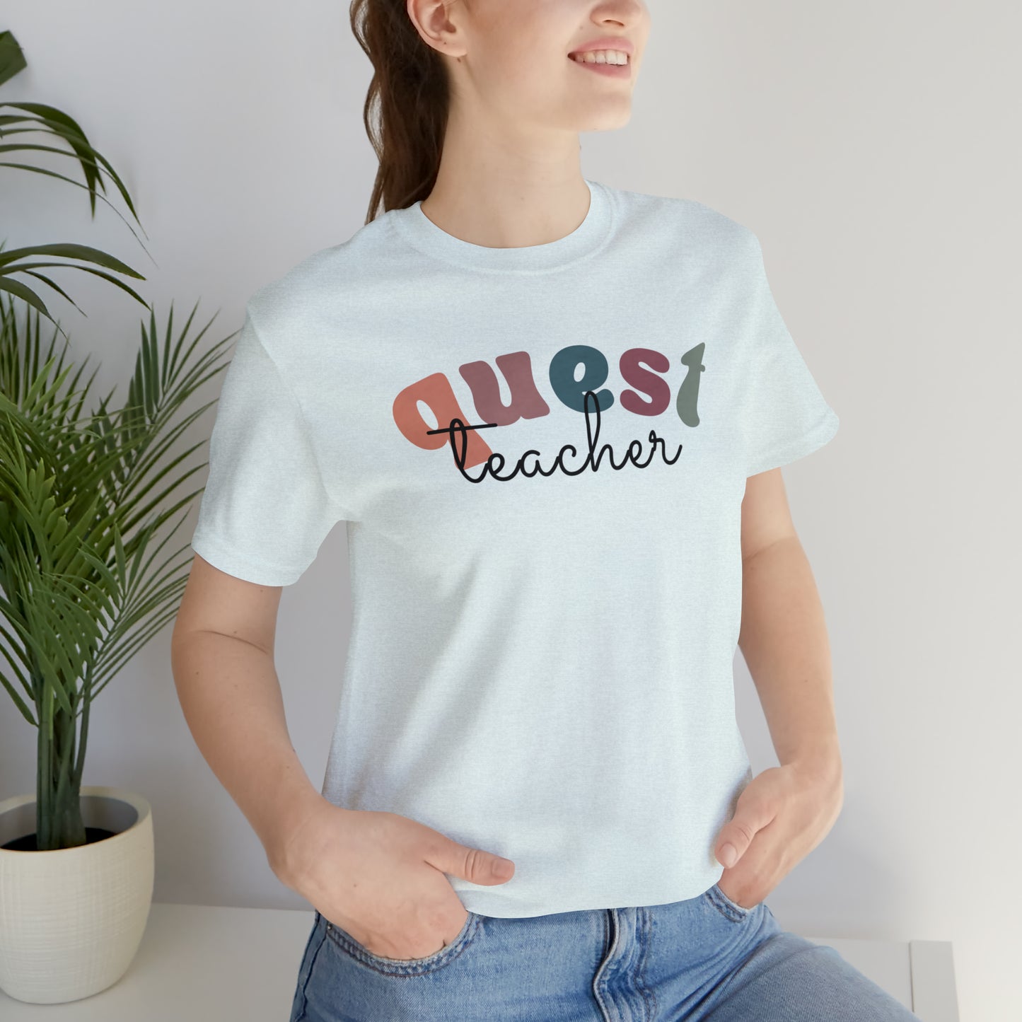 Retro QUEST Teacher Tee