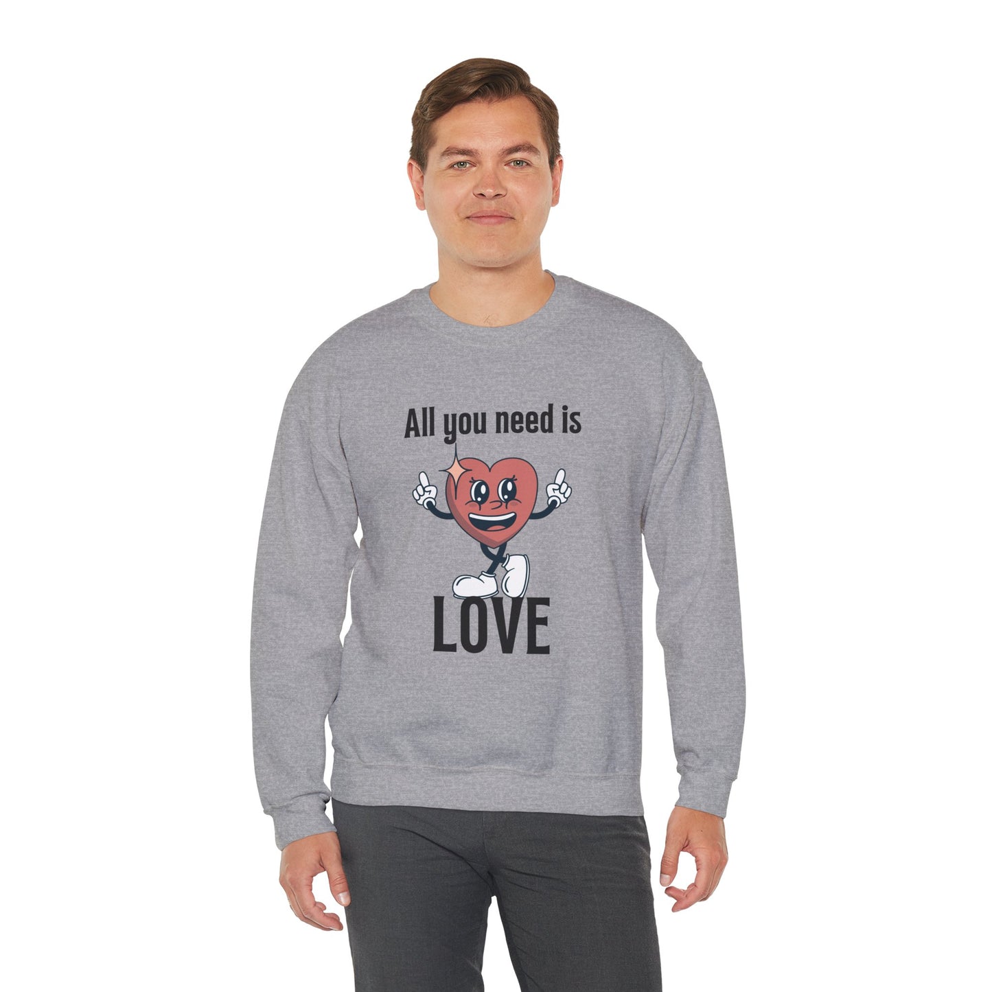 All You Need is Love Crewneck Sweatshirt