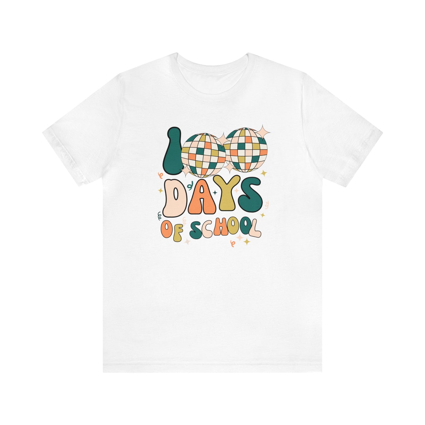 Disco 100 Days of School Short Sleeve Tee