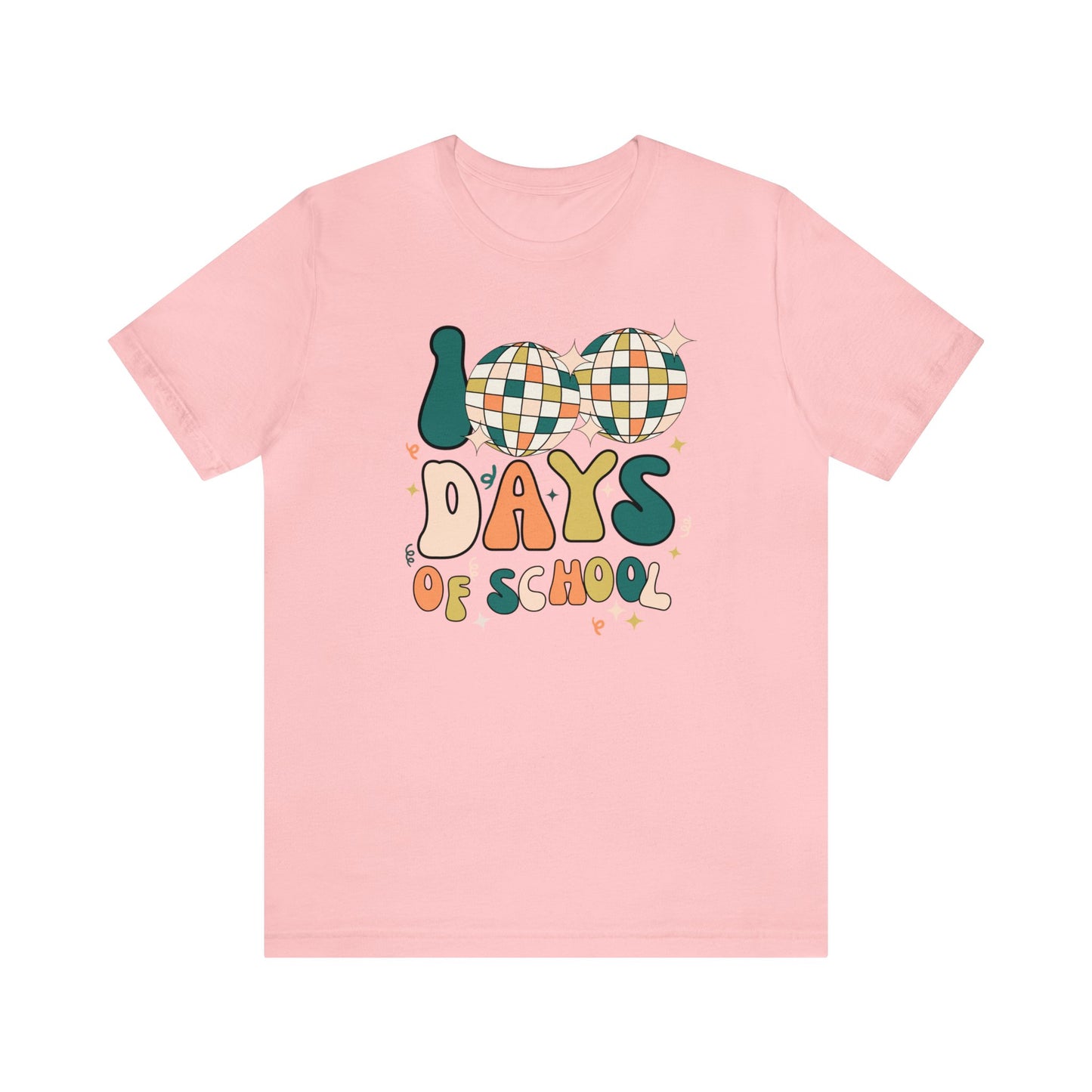 Disco 100 Days of School Short Sleeve Tee