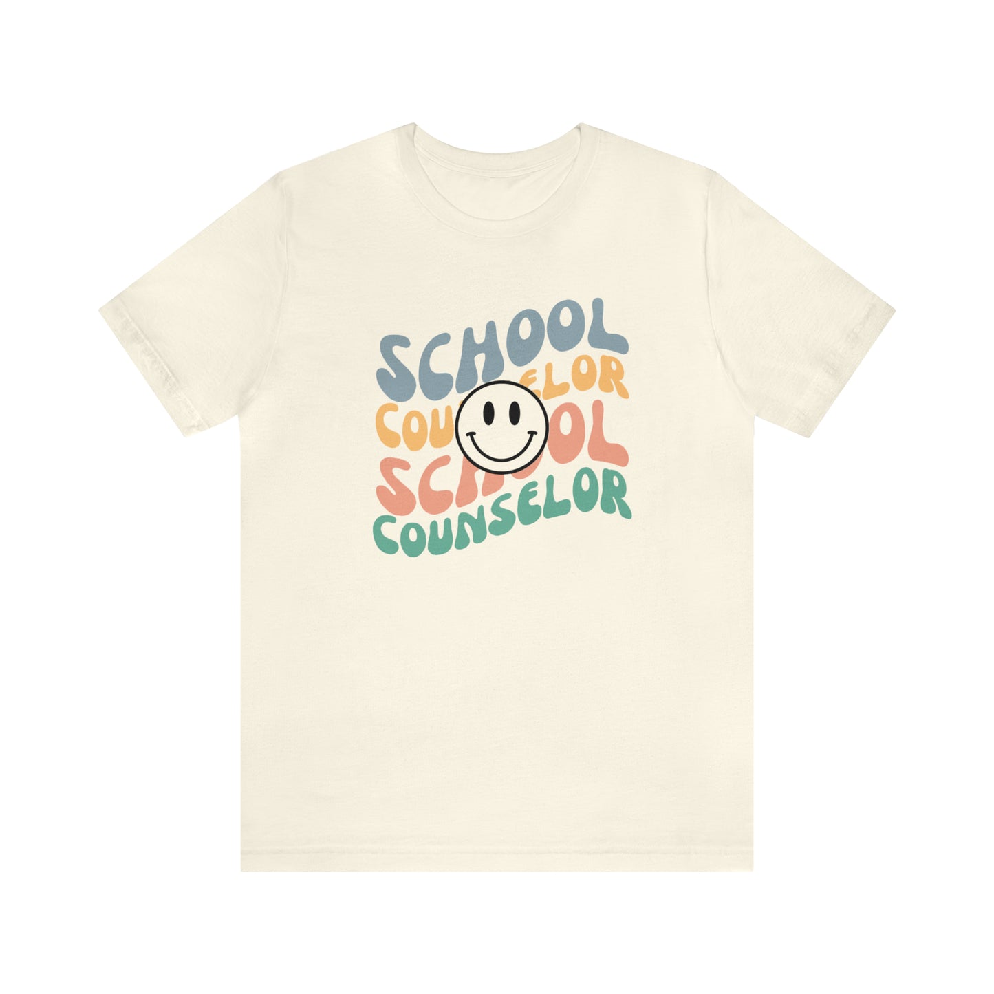 Smiley Face School Counselor Tee