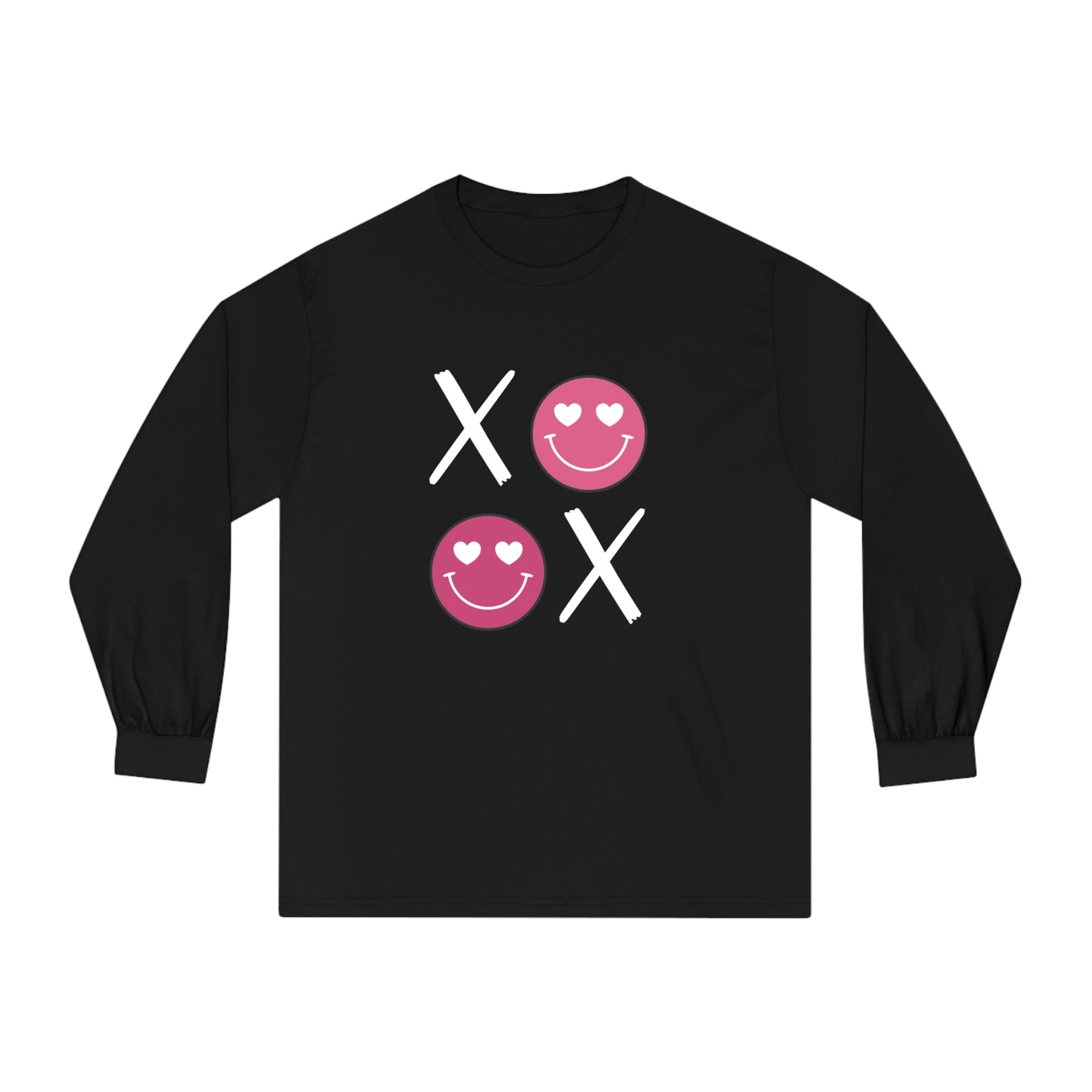 XOXO Smiley Face Long Sleeve T-Shirt