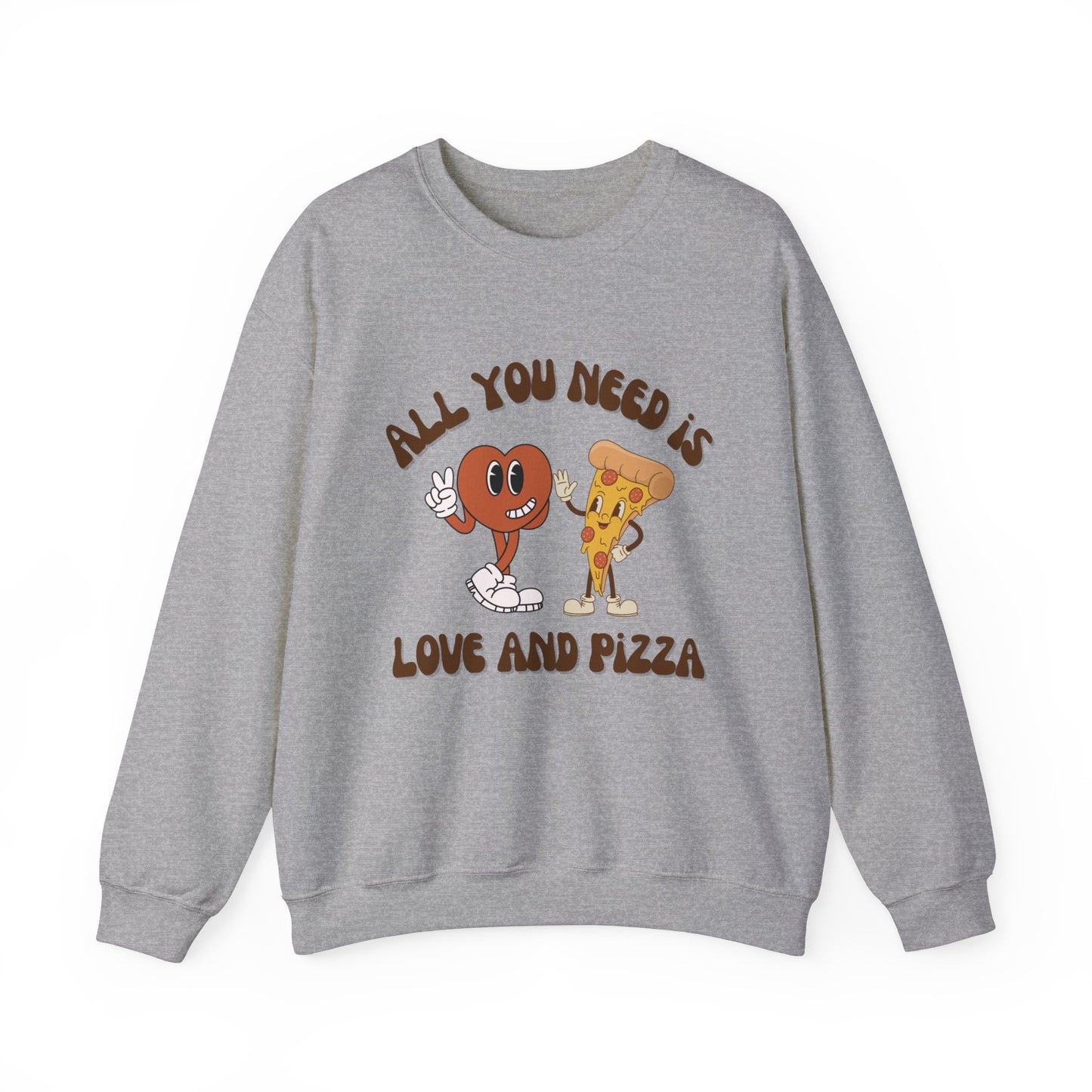 Love & Pizza Crewneck Sweatshirt