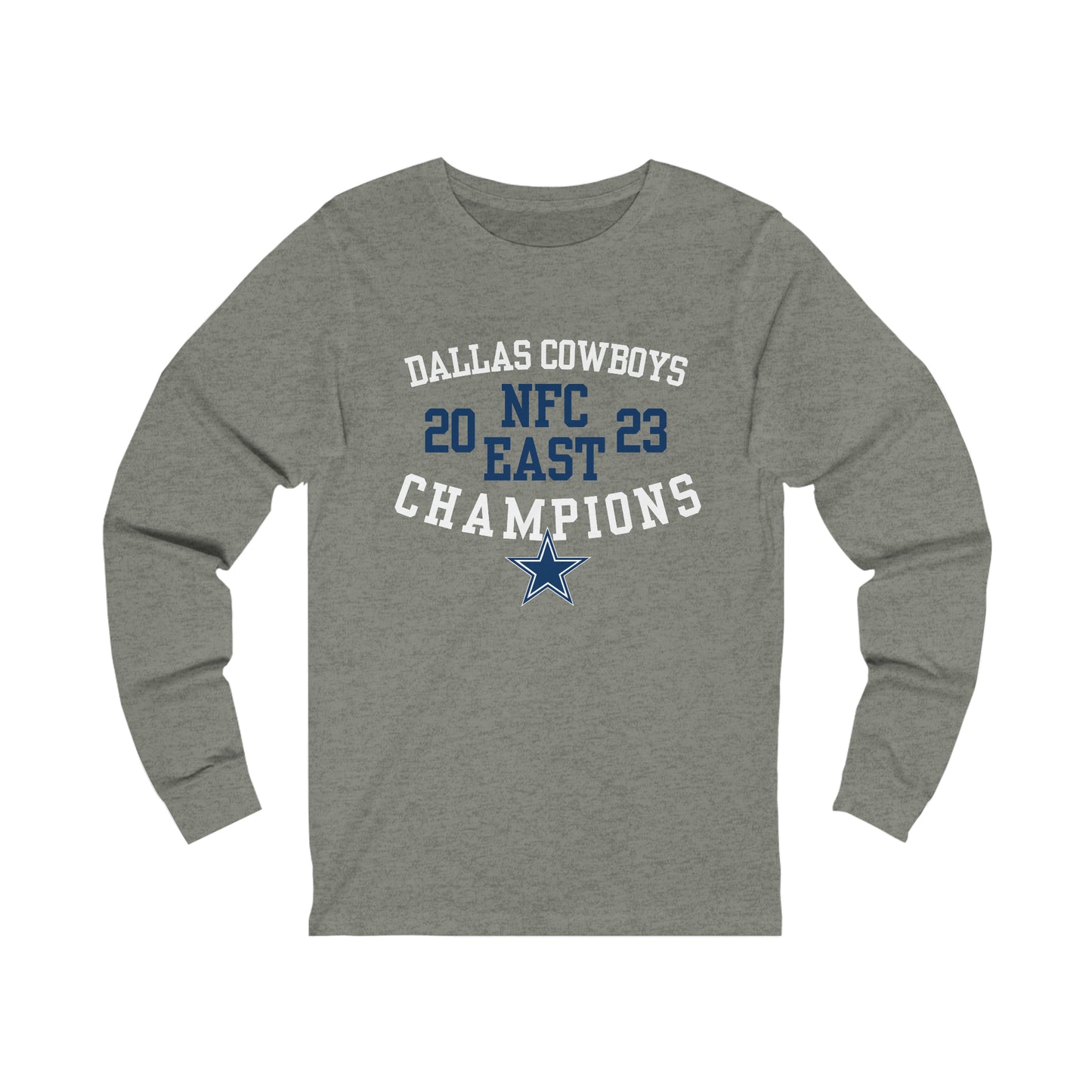 Gray Cowboys NFC Champs Long Sleeve