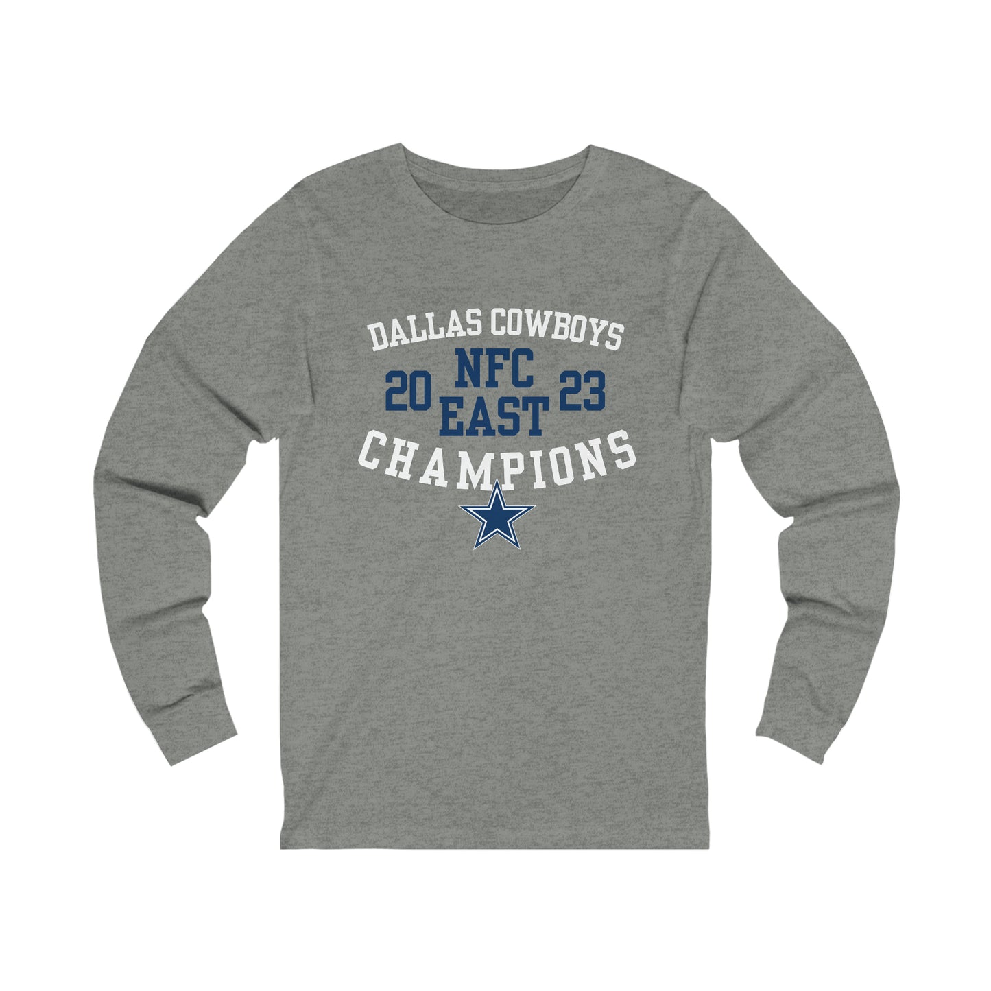 Gray Cowboys NFC Champs Long Sleeve