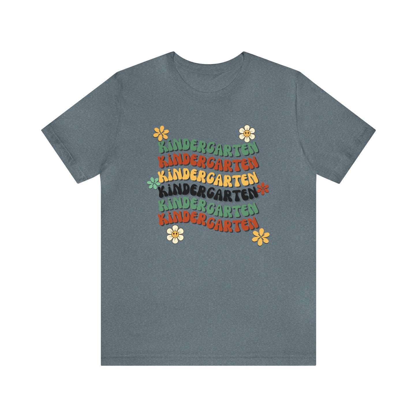 Groovy Flowers Kindergarten Tee