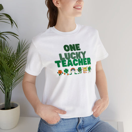 One Lucky Teacher Tee