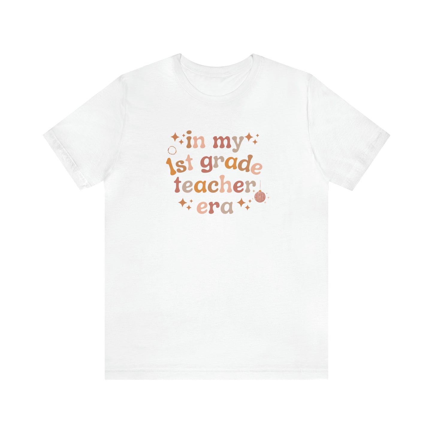 Disco 1st Grade Teacher Era Tee