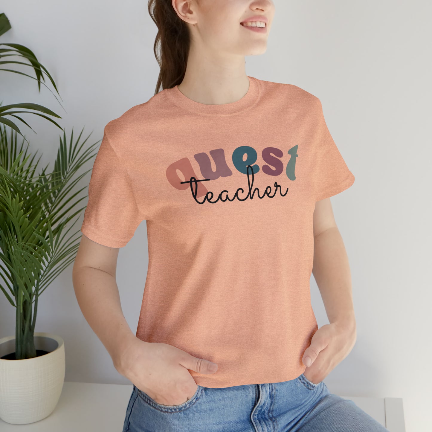 Retro QUEST Teacher Tee