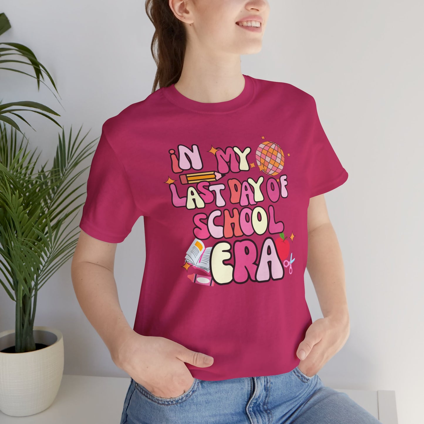 Groovy & Pink Last Day of School Tee